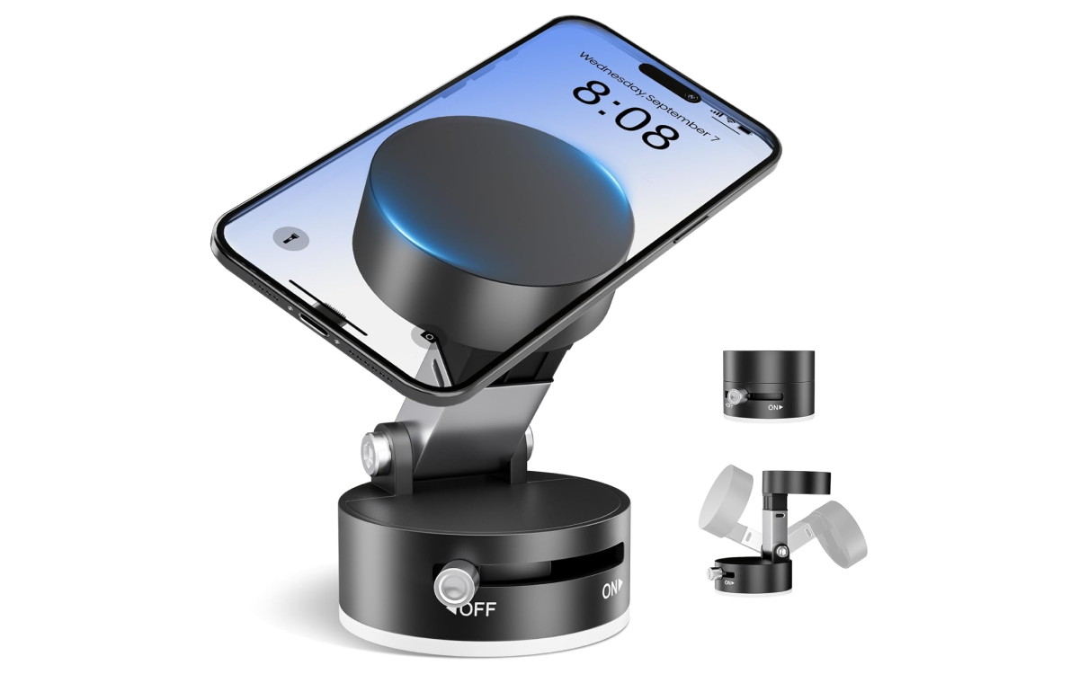 Suporte para Celular Carro Magnético com Sucção a Vácuo